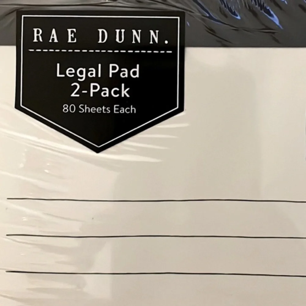 🆕 Rae Dunn BEE Legal Pad 2 Pack